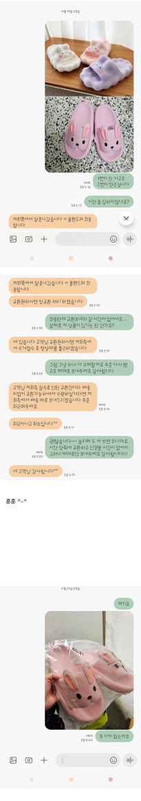 슬리퍼를 구매했는데 배송실수한 쇼핑몰 + 결말포함