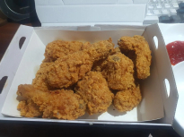 오늘 야식은 치킨이닭