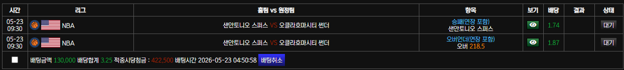느바 베팅 후기