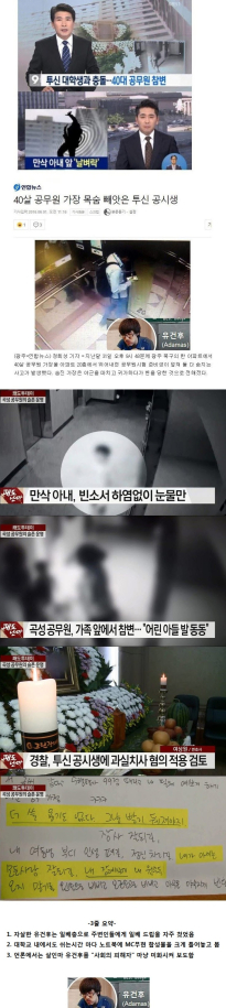 공무원을 무참히 살해한 "일베충 살인마 유건후"