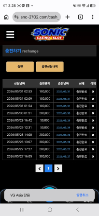 소닉 슬롯 재충후기