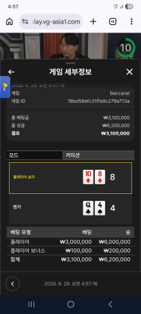 소닉 카지노 바카라 후기