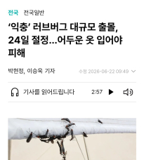의외로 익충인 벌레