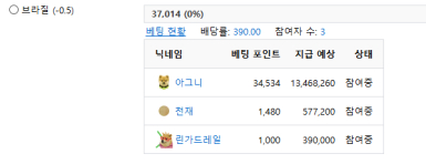 브라질 390배 인생역전 기회요