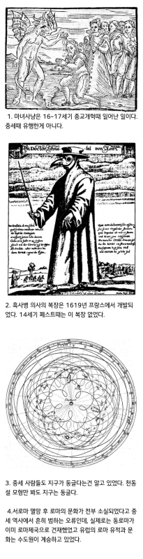 중세시대에 대한 많고 흔한 오해들