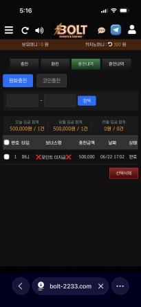 볼트 카지노 후기