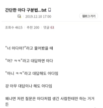 간단한 아다 구분법