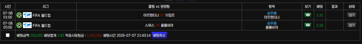 월드컵 벳 갑니다