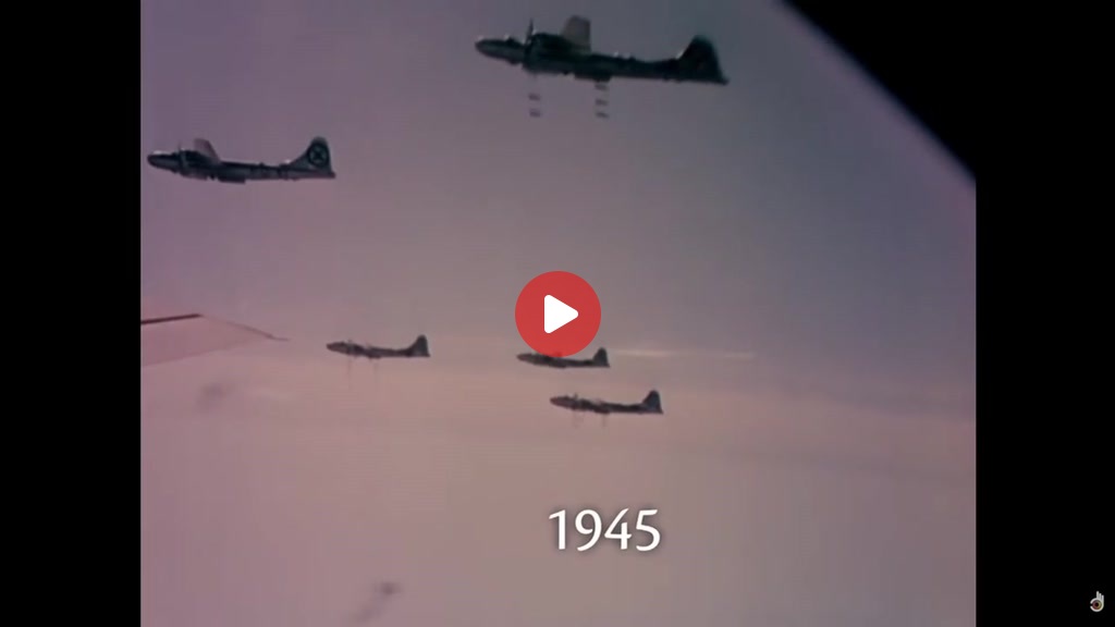 1945년 하루만에 10만명이 사망한 도쿄 대공습 영상
